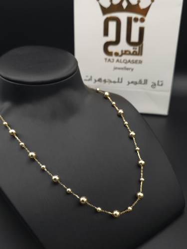 عقد البابلز ذهب فاخر عيار 21