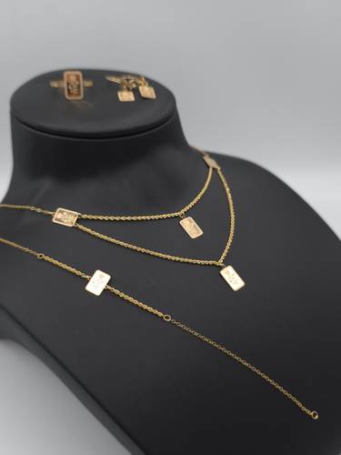 طقم ذهب عيار21