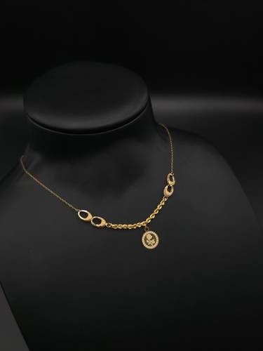 عقد ذهب عيار 21