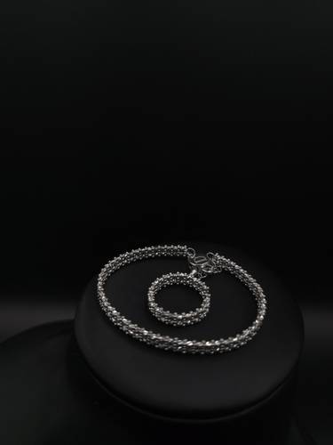سوارة وخاتم دوريكا إيطالي ذهب عيار 18