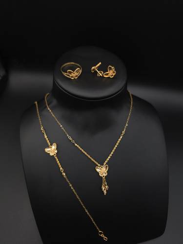 طقم ذهب عيار 21