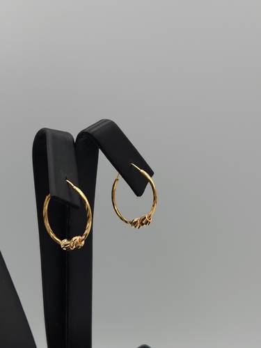 حلق ذهب عيار 21