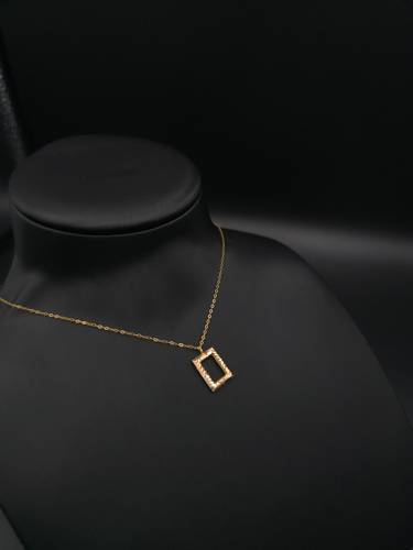 عقد دبل فيس ذهب عيار 21