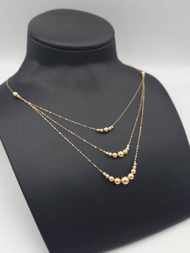 عقد بابلز ذهب فاخر عيار 21 