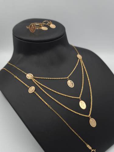 طقم ذهب عيار21
