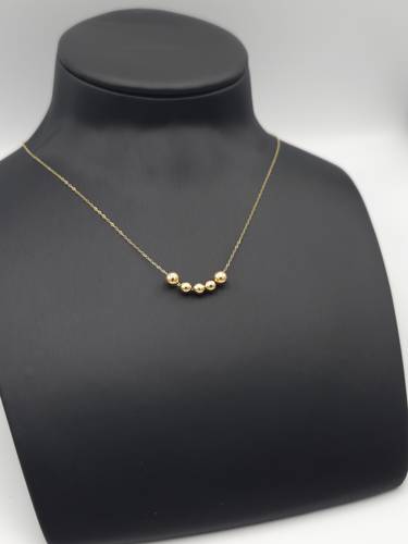 عقد ذهب عيار 18