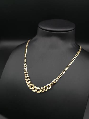 عقد وسوارة إيطالي ذهب عيار18