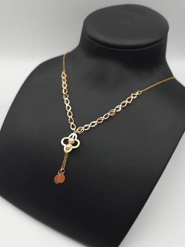 عقد ذهب عيار 21