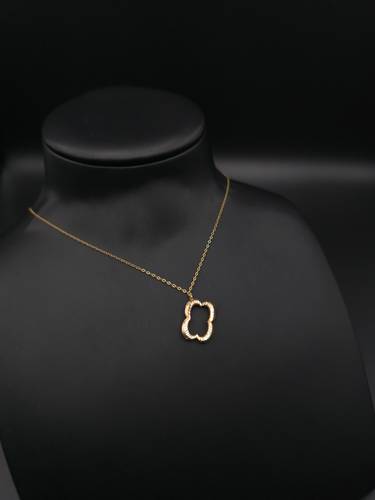 عقد دبل فيس ذهب عيار 21