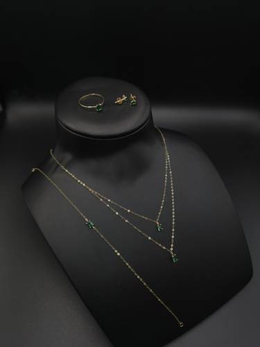طقم ذهب عيار 18