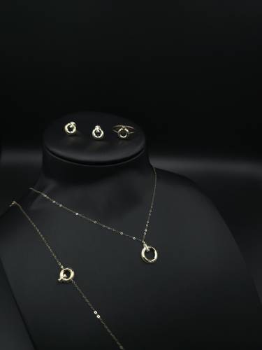 طقم إيطالي ذهب عيار 18