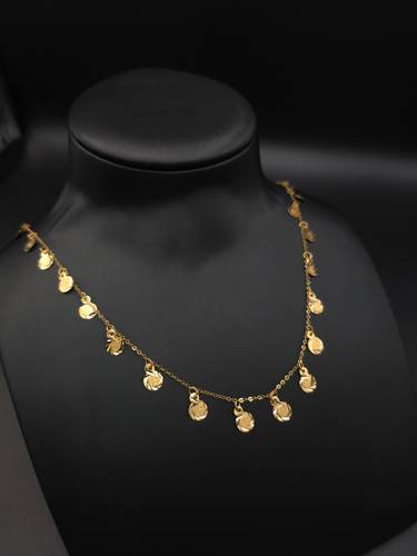 عقد سلسال طويل ذهب عيار 21