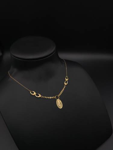 عقد ذهب عيار 21