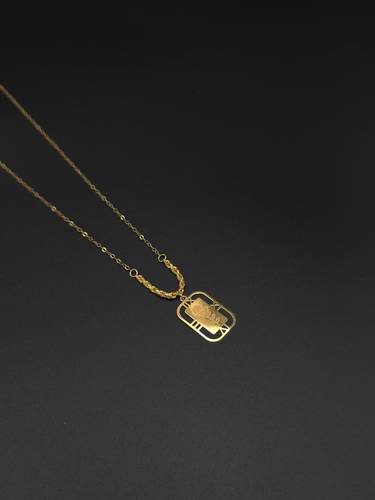 عقد ذهب عيار21