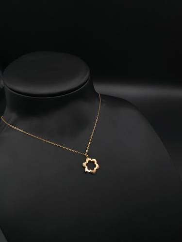 عقد دبل فيس ذهب عيار 21