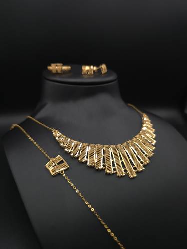 طقم طوق ذهب عيار 21