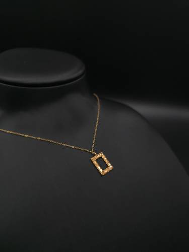 عقد دبل فيس ذهب عيار 21