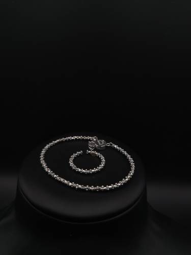 سوارة وخاتم دوريكا إيطالي ذهب عيار 18