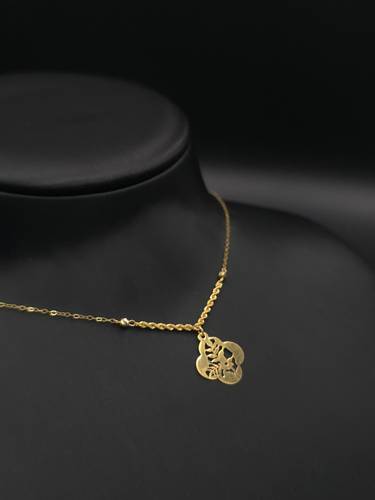 عقد ذهب عيار 21