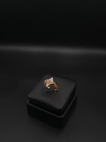 خاتم ذهب عيار 21
