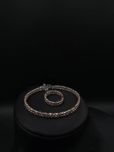 سوارة وخاتم دوريكا إيطالي ذهب عيار 18