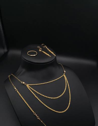 طقم سبحة ذهب عيار 21
