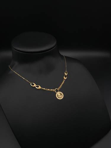 عقد ذهب عيار 21