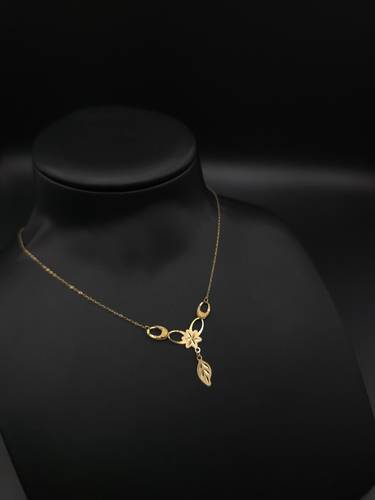 عقد ذهب عيار 21