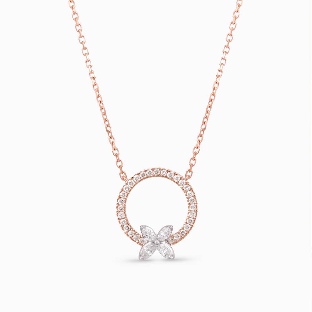 'Fajr' rose gold diamond necklace from Al-Kohaji by Raseel