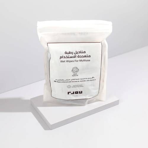 مناديل مبلله متعددة الاستخدام من تمدد