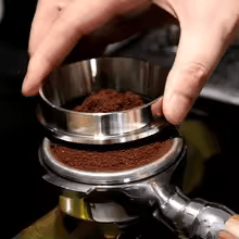 القهوة مسحوق ذكي حلقة الفولاذ المقاوم للصدأ 51 مللي متر 53 مللي متر 58 مللي متر الجرعات إسبرسو باريستا عاء قمع Portafilter القهوة زينة
