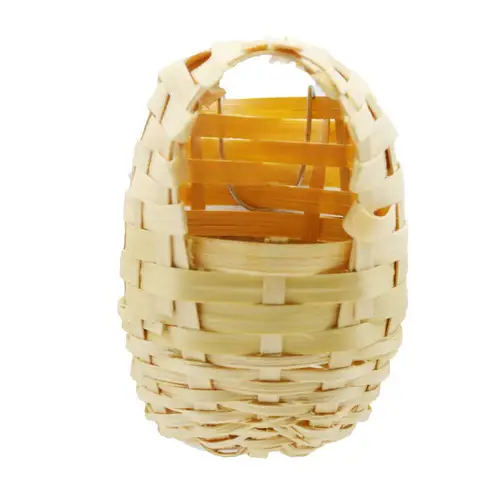 Nest small birdsWicker with hooks suspension