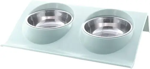Double Plate For Cat Food Form Stand/Steel