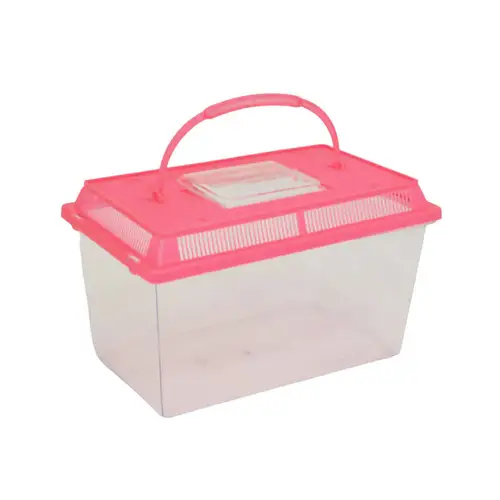 Plastic Fish and Turtle Aquarium with Cover