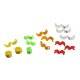 Numbered Plastic Bird Stones