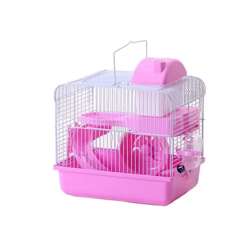 Hamster cage pink color