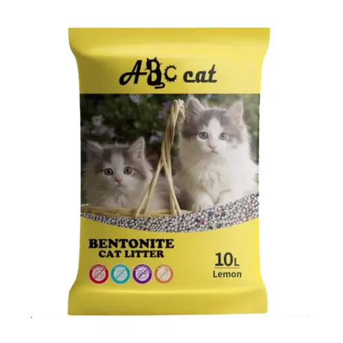 Lemon-scented ABC bentonite cat sand 10L