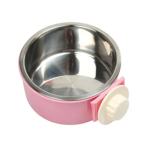 Removable Animal Food Bowl 2 in 1 Stainless Steel