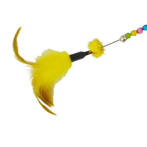 Interactive beacon for cats and pets with plastic handle