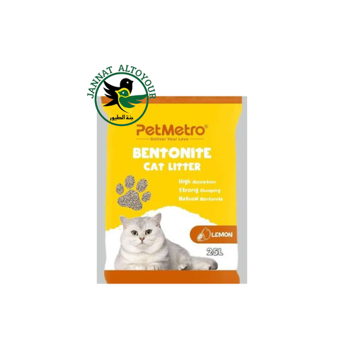 Pet Metro cat sand 25 liters lemon
