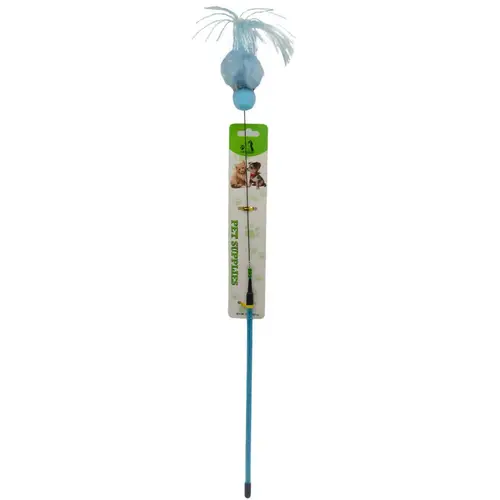 Interactive beacon for cats and pets with plastic handle