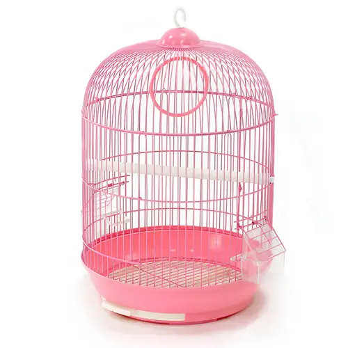 Metal Bird Cage Multi Color Circular Shape