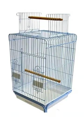 Black and white parrot cage