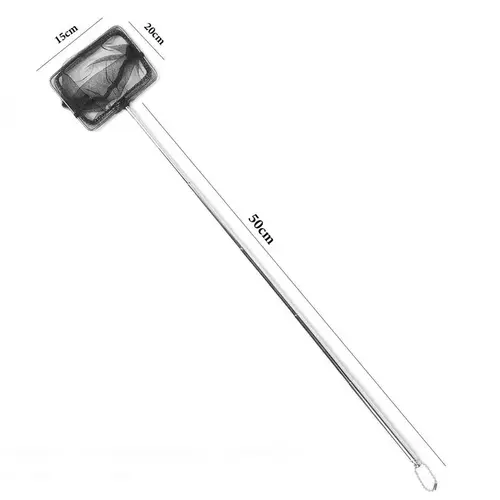 Fishing net to capture ornamental fish with adjustable handle