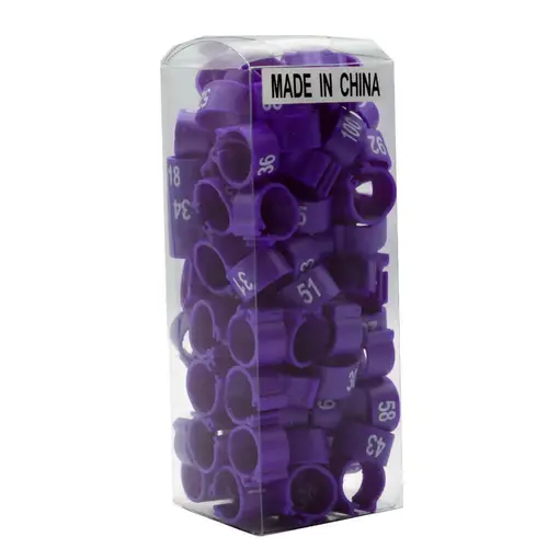 Numbered plastic bath shafts -100pieces