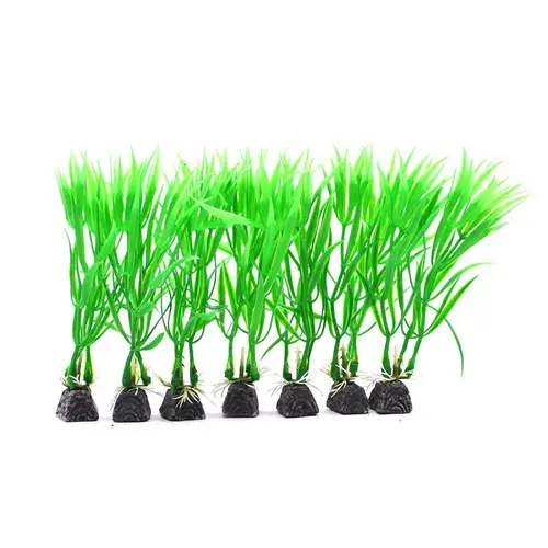 Ornamental plants for plastic aquarium 6pcs