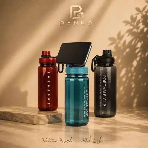 Portable Sport Cup with Phone Holder