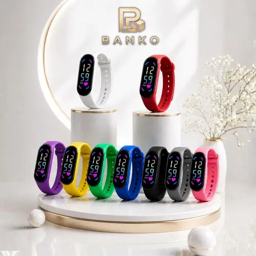 BANKO LED Digital Sport Watch – Touch Display