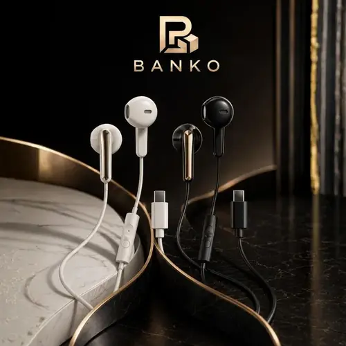 BANKO Wired Earphones USB-C