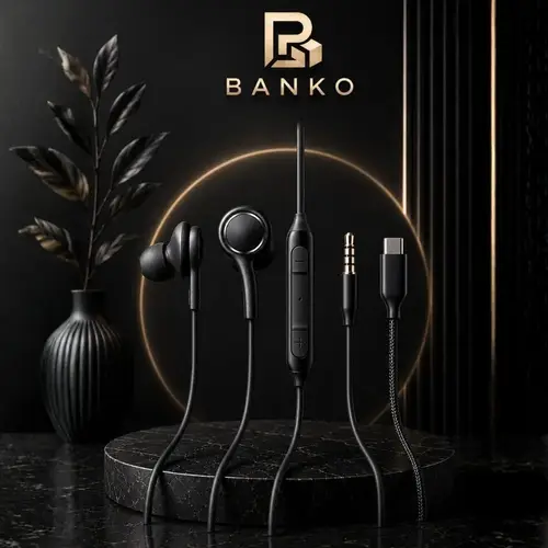 BANKO In-Ear Wired Earphones with Mic
